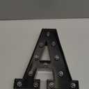 Light Up Black Alphabet Marquee Letters Sign LED Marquee Number Lights Sign for Night Light Home Bar Christmas Lamp Birthday Party Wedding Decoration A