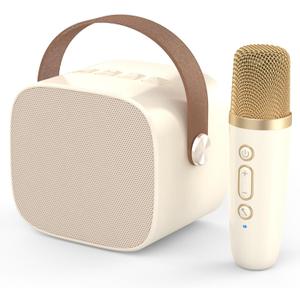 Mini Karaoke Machine, Funny Toys Christmas Birthday Gifts for Kids Age 4-12 Girls, Boys, Adults, MEGUO Karaoke Microphone Toys for 4,5,6,7,8,9,10,11,12+ Year Old Girls Boys Kids Birthday Party