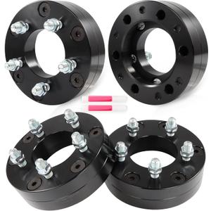 SCITOO 4Pcs Wheel Adapters 2" 6x5.5 to 5x4.5 Bore 108mm Studs 14x1.5 6Lug Wheel Spacers Adapters Fit for Chevrolet Tahoe for Chevrolet Avalanche for Chevrolet Blazer for Chevrolet