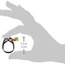 Rovner Ligature & Plastic Cap for Alto Standard Saxophone - Dark Ligature for Hard Rubber Mouthpiece (1RL)