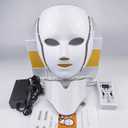 GlintSkin Red Light Therapy for Face, LED Facial Light Therapy Mask, 7 Led Light Therapy Facial Skin Care Mask at Home