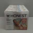 The Honest Company Comfort Dry Disposable Diapers for Sensitive Skin, Hypoallergenic, All The Alpacas + Turtle Time, Club Box Size 1 (8-14 lbs) 78 Count