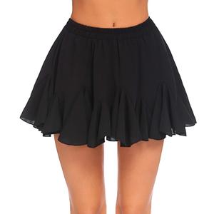 Avidlove Women's Pleated Skater Skirt Black Size XL