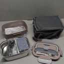 Electric Lunch Box for Adults - 80W Fast Heated Lunch Box for Men&Women with Dual 1.5L Stainless Steel Containers Fast Heating Portable Food Warmer for Car&Truck lonchera elctrica porttil (Pink)