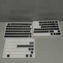 XVX Black PCB-Vision Shine Through Keycaps, Backlit Custom Keycap Set with OEM Profile, Side Printed Keyboard Key caps Suitable for 60% 65% 75% 80% 96%100% MX Switches Mechanical Keyboard