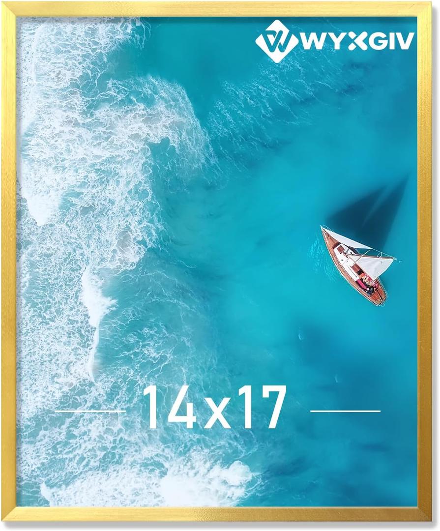 Gold 14x17 Picture Frame Lightweight yet Durable Frame Wall Hanging