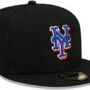 New York Mets New Era Black Alternate Authentic Collection On Field 59FIFTY Fitted Hat