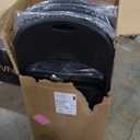 Amazon Basics Sturdy Foldable Plastic Chair, Portable, 350-Pound Capacity, Black, 6-Pack