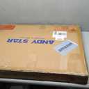 ANDY STAR Gold Bathroom Mirror, 20x30 Brushed Gold Vanity Mirror for Bathroom, Brushed Brass Oblong Stainless Steel Metal Frame Mirror for Over Sink