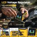 300W Voltage Regulator Compatible with Dewalt 20V Battery, Converter 2-30V Output, PD3.1 140W Type-C, 15W Wireless Magnetic, 18W Type-A Charging, XT60 and Cigarette Lighter Socket DIY Output