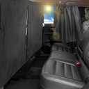 99% Light Blocking Car Curtains, Fabric Rear Seat & Side Windows Divider Curtain Car Window Baby Shades, Wide Sedan SUV Sunshade Screen Covers for Travel Camping