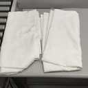 Chyhomenyc Natural Curtains 90 Inch Length 2 Panels Set, Faux Linen Textured Semi Light Filtering Soft Airy Farmhouse Window Curtain Drapes for Living Room Bedroom, 50Wx90L