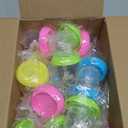 24 Pcs Mini Dice Cup for Kids,Plastic Shaker Dice Game for Math Learning,Dice for Board Games Classroom Rewards Goodie Bag Stuffers Birthday Gift