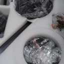 Fanbulous 46 Inch Flush Mount Ceiling Fan No Light with Remote,Black Modern Low Profile Ceiling Fan Without Light,6-Speeds,Quiet Reversible DC Motor,Indoor&Outdoor Ceiling Fans for Bedroom,Living Room