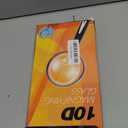 Feosky Handheld Reading Magnifier, 10X Magnifier, 130mm Shatterproof Lens, Non-Slip Handle for Adults Close Work, Seniors Reading and Nature Exploration, Hobby Observation(Silver)