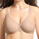 Olga Women's Sheer Leaves Minimizer Bra (40C)
