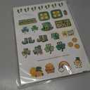 LEKSON St. Patricks Day Leprechaun Trap Craft Kit for Kids, Rainbow Treasure DIY Decoration Scene with Path, Signs & Accessories, Classroom & Holiday Activity Set (Green01)