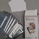 Nelko 52.3x90mm Premium Sticky Back Photo Paper, 100-Pack Genuine PP01 & PP03 Pocket Printer Paper, Water Resistant Photo Paper, Compatible with Nelko Photo Printer Series, Easy to Peel, White