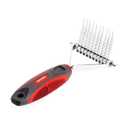 Tuff Pupper Dog Undercoat Rake Tool | Easily & Safely Remove Dead, Matted Or Knotted Hair | Ergonomic Dematting Comb For Thick Coats | Non-Slip Safety Handle Provides Precision Control Against Knots