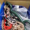 Gym1 6-Piece Doorway Gym Indoor Playground - 6-Piece, Blue - Indoor Playset with Sensory Swing, Pull-Up Bar & Rings, Trapeze, Ladder & Knotted Rope