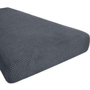 Hokway Couch Cushion Covers Stretch Cushion Covers Sofa Seat Cushion Slipcover Cushion Protector(Gray, Medium) (Grey)