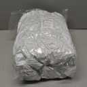 (No Filler Bean Bag Chair Cover Without Filler, Big Round Soft Fluffy PV Velvet Washable Bean Bag Lazy Sofa Bed Cover for Adults, Living Room Bedroom Furniture Outside,5ft Snow Grey