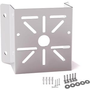 Universal Security Camera Corner Mount Bracket, 1 Pack Stainless Steel Corner Bracket for CCTV Cameras, LED Wall, Stage Lights, Solar Panels, Small Size, Silver