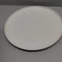 Villeroy & Boch - Afina Collection Large Dinner Plate, Premium Porcelain, Made in Germany, Plate for Main Courses, Dishwasher and Microwave Safe, 10.75 in Diameter, Stackable, Rich, Creamy White