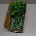 Sggvecsy Artificial Flowers for Outdoors 12 Bundles UV Resistant Boxwood Shrubs Artificial Eucalyptus Fake Plants Faux Plastic Greenery for Farmhouse Garden Indoor Outdoor Home Wedding Decoration