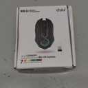 UHURU Wireless Gaming Mouse Up to 12000 DPI, Rechargeable USB-C Wireless Mouse with 7 Buttons 7 Dynamic LED Color Ergonomic Programmable MMO RPG for PC Laptop, Compatible with Windows Mac