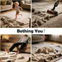 Rug Pad Grippers for Hardwood Floors & Tiles - No Damage Washable & Reusable, Double-Sided Non Slip Strong Adhesive Rug Pads Keep Corners Flat (24)