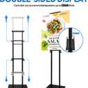 USCNC 1 Pack Floor Poster Board Stand, Double-Sided for Board & Foam Sign