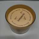 Glowence Luxury Coconut Scented Candle  Large 3 Wick Jar Candle  Elegant Gift for Women & Men  100% Natural Soy Wax  Up to 40 Hours Burning Time  Housewarming Aromatherapy Candle for Home