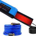 H&G Lifestyles 25ft Heated RV Water Hose Sleeve,Heating Cover for Garden Hose, RV Winter Insulation Must Have, Insulated Skirting Freeze Protection, Fit 5/8" 3/4" Water Hose