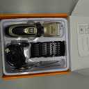 oneisall Dog Clipper Low Noise, Dog Grooming Kit with Rechargeable, Pet Shaver Cordless Electric Quiet Hair Clipper Set for Dogs Cats PetsGold