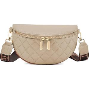 Eslcorri Small Crossbody Sling Bag for Women Trendy - Fanny Packs Leather Chest Belt Bum Bag Anti Theft Purse for Travel