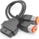 4 pin 6pin obd2 Motorcycle Cable Diagnostic Scanner Adapter 4Pin 6Pin 2 in 1 Motorcycle Cable Fit for Harley Davidson Motorbike 4pin+6pin motorad Connector