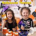 50 Pack Assorted Halloweens Mini Marshmallows Individually Wrapped, Witchmallow & Spook Poof, Vanilla Flavored, Halloweens Themed Snacks Bulk, Kids Fun Halloween Candy Bulk for Trick or Treat
