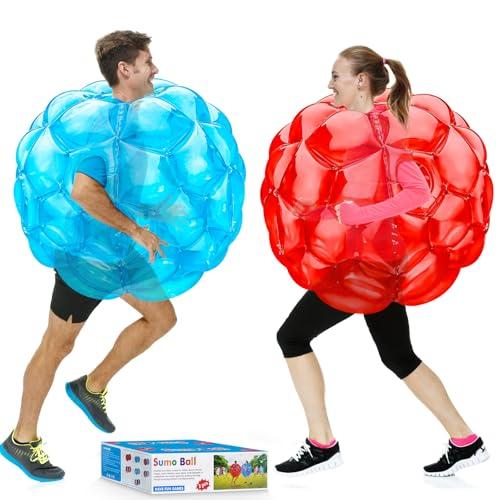 XBEN 36" Inflatable Bumper Balls 2-Pack - Tear-Resistant PVC Human Hamster Ball for Kids/Adults (Height: 29.5 inch,), Giant Zorb Ball for Backyard,Outdoor Team Games/Camping