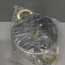 BEZIA 6 Quart Stock Pot with Lid, Ceramic Nonstick Cooking Pot, Soup Pot with Stainless Steel Handle, Tempered Glass Lid, Induction Compatible for Pasta, Soup, Spaghetti, Dishwasher Safe, Cream