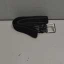 Mens Belt, Canvas Elastic Fabric Woven Stretch Multicolored Braided Belts for Golf Casual Pants Shirts Jeans (38"-42" Waist Adjustable, All Black)