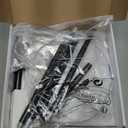 BLUEYE Floor Lamp,1800Lumens,RGBW 2700K-6500K,Remote Control,2 X 80W Equivalent,E26 Base,Color Changing Standing Lamp for Living Room Bedroom,Duppon Paper,60in