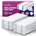 4-Layer Super Absorbent Pad Refills for Swiffer Wet Jet Mop, Heavy Duty & No-Shedding Mopping Pads Refill, Disposable Streak-Free Cleaning for All Sealed Floors 60 Pack