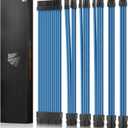 ASIAHORSE 16AWG PSU Cable Extension Power Cords, Customized Power Supply Mod Sleeve Extension Cable, ATX/EPS/8-pin PCI-E/6-pin PCI-E for PSU Cable