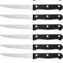 Steak Knives Set of 8, Serrated Steak Knife Sets, Triple Rivet Steak Knife, Stainless Steel Steak Knife, Professional Dinner Knives, Sharp Knifes for Home and Restaurant