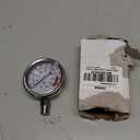 Stainless Steel 304 Liquid Filled Water Pressure Test Gauge,0-220psi, 2-1/2" Dial Display,Oil Gauge.Female 3/4" GHT Garden Hose Thread.