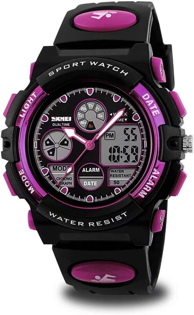 cofuo Kids Digital Sport Watch, Boys Girls Waterproof Sports Outdoor Watches Children Casual Electronic Analog Quartz Wrist Watches with Alarm Stopwatch