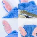 2 x Blue Ears Headband for Dogs, Cute Halloween Headwear Headpiece Hat Pet Costume Accessories Party Supplies (Small)