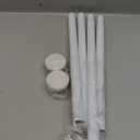 Tension Curtain Rod 30 To 64 Inch White Tension Rods Adjustable Spring Loaded Curtain Rods 7/8" Curtain Rods No Drilling Tension Rods For Windows Bedroom Closet Doorway Door