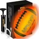 Glow in The Dark Football - Cool Light Up Outdoor Sports Toy for Boys and Girls - Ideal for Toddlers to Teens and Family Outside Games - Perfect Birthday for All Ages (Size 9)